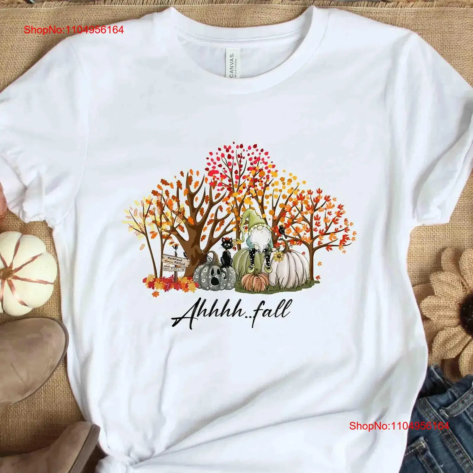Vintage Vibes Fashion - Ahhh Fall T-shirt Pumpkin Girl Hello