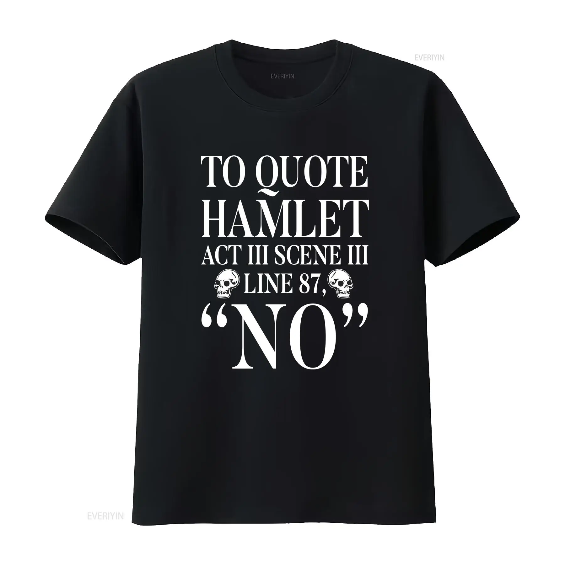 Vintage Fashion Books - Om Hamlet te citeerden T-shirt Shakespeare