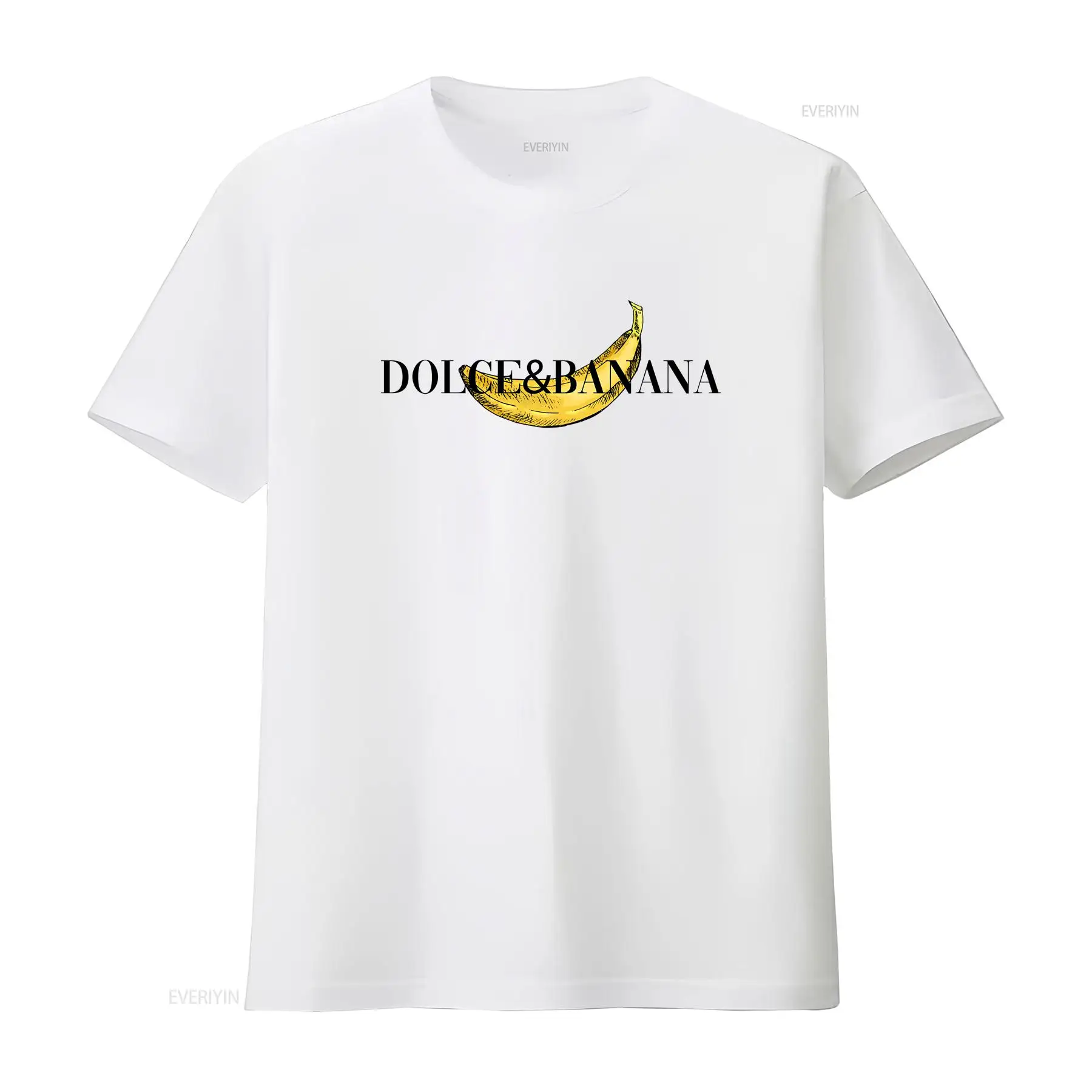 Vintage Fashion Wear - Wit T-shirt voor heren Dolce Banana