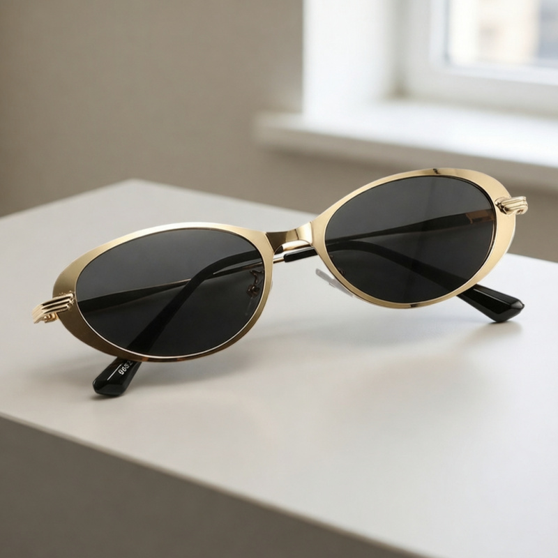 Vintage Fashion Influencers - 80s Vintage Designer Cat Eye Zonnebril