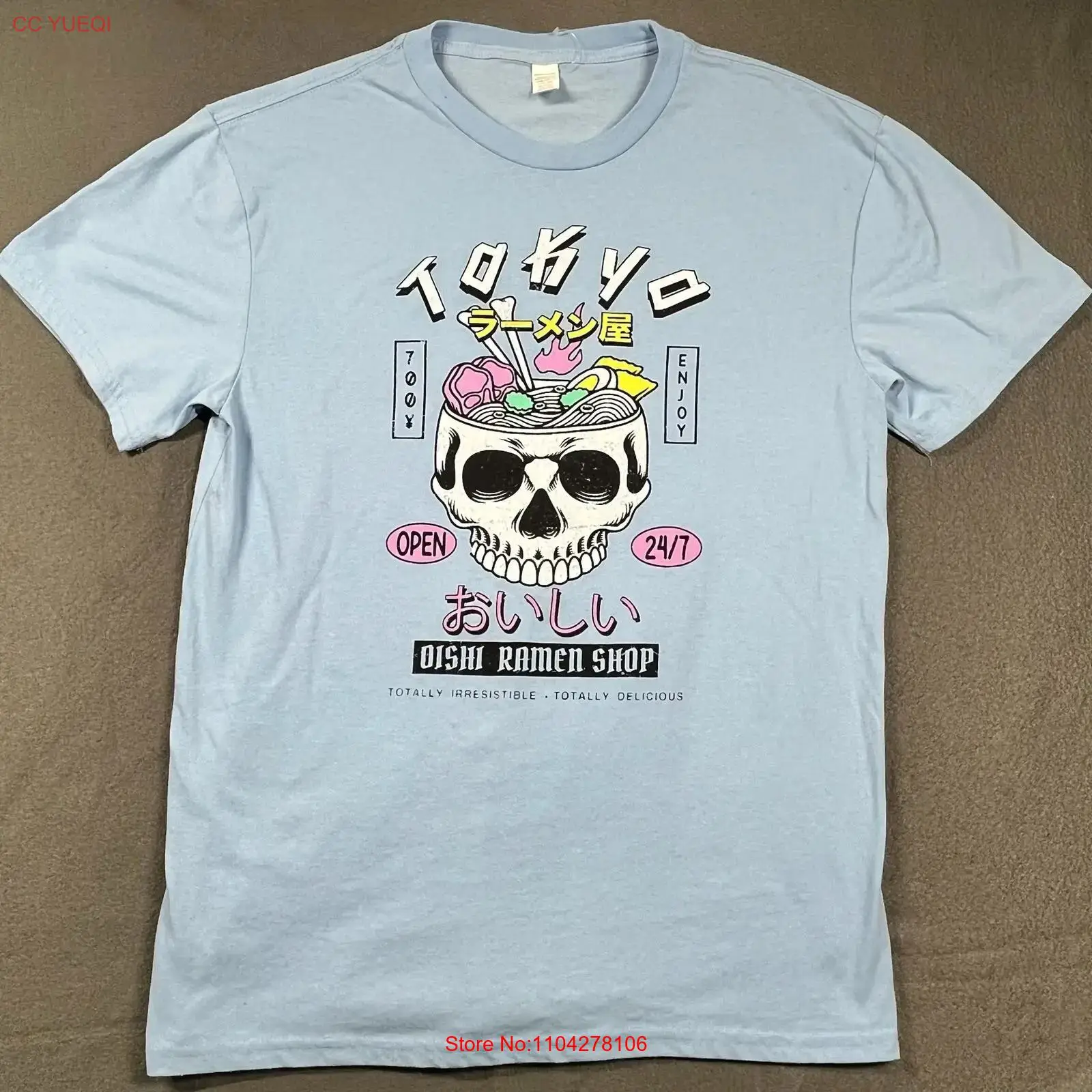 Vintage Fashion Tokyo - Tokyo Oishi Ramen Shop T-shirt met