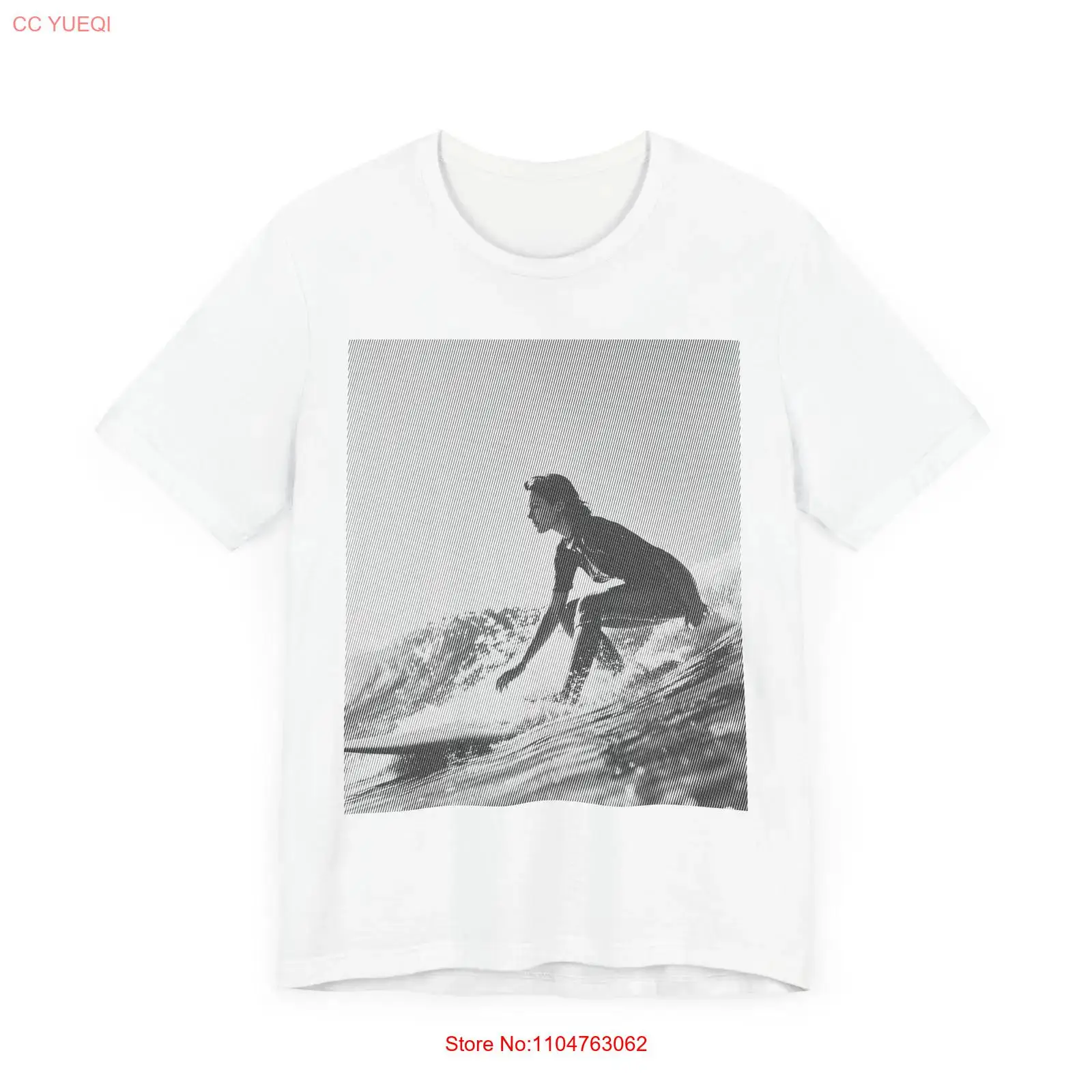 Vintage Vibes Fashion - Surf Vibes Jersey T-shirt Perfect voor