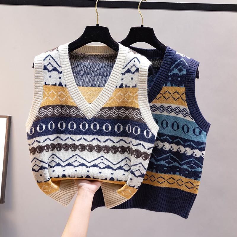Vintage Fashion Newtown - Mode gebreid vest dames herfst/winter 2025,