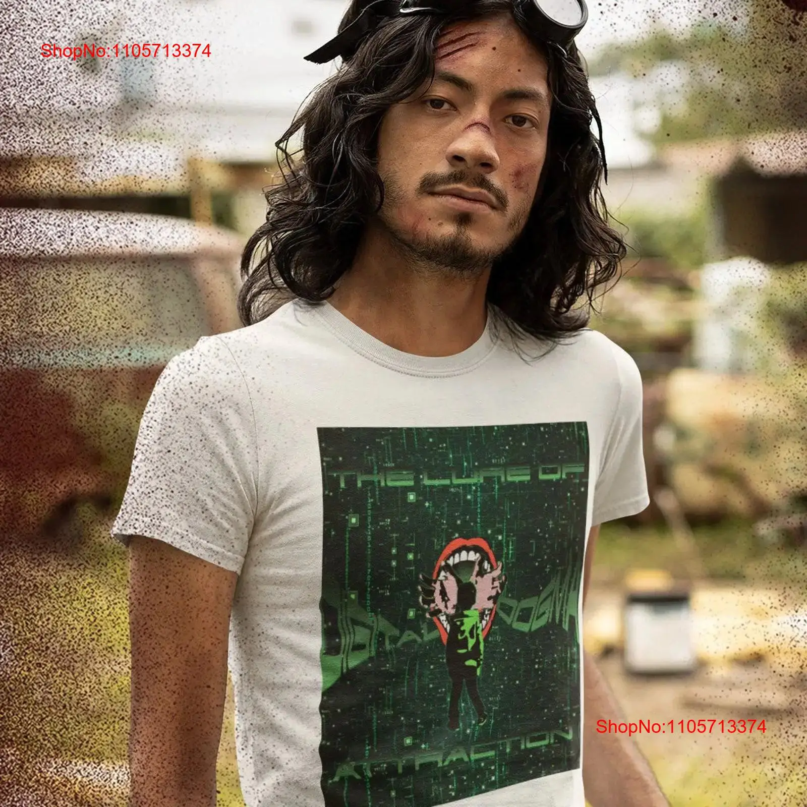Vintage Fashion Influencers - Digitaal dogma T-shirt Moderne invloed Tech