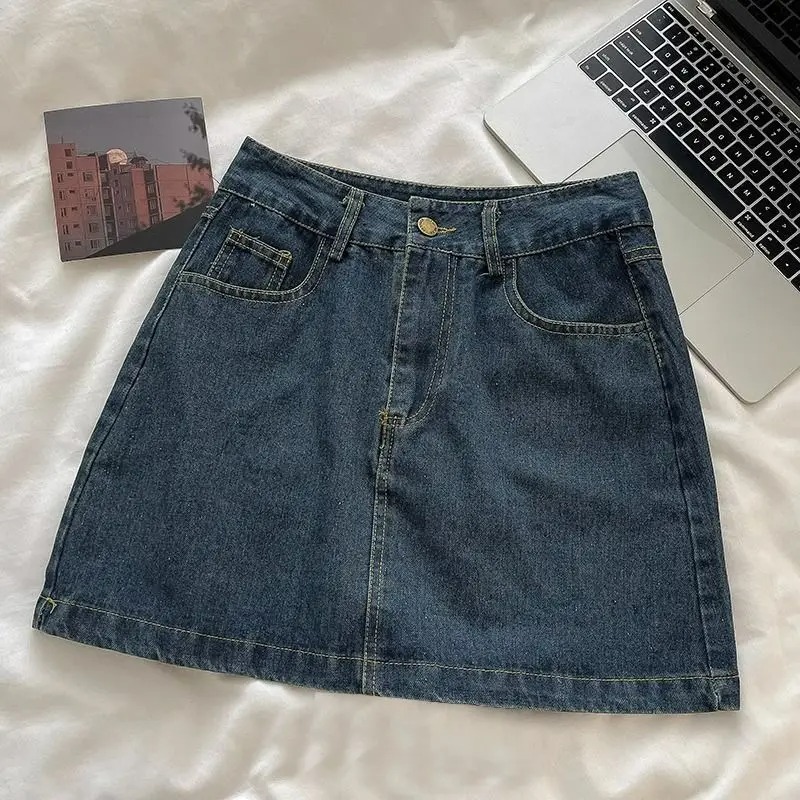 Usa Vintage Fashion - Y2K Denim Rok Set: Vintage Japanse