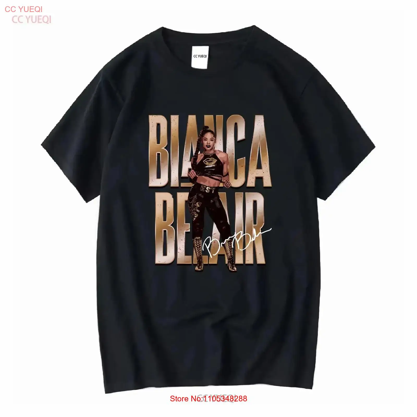 Vintage Fashion Wear - Bianca Belair Signature Pose T-shirt vintage