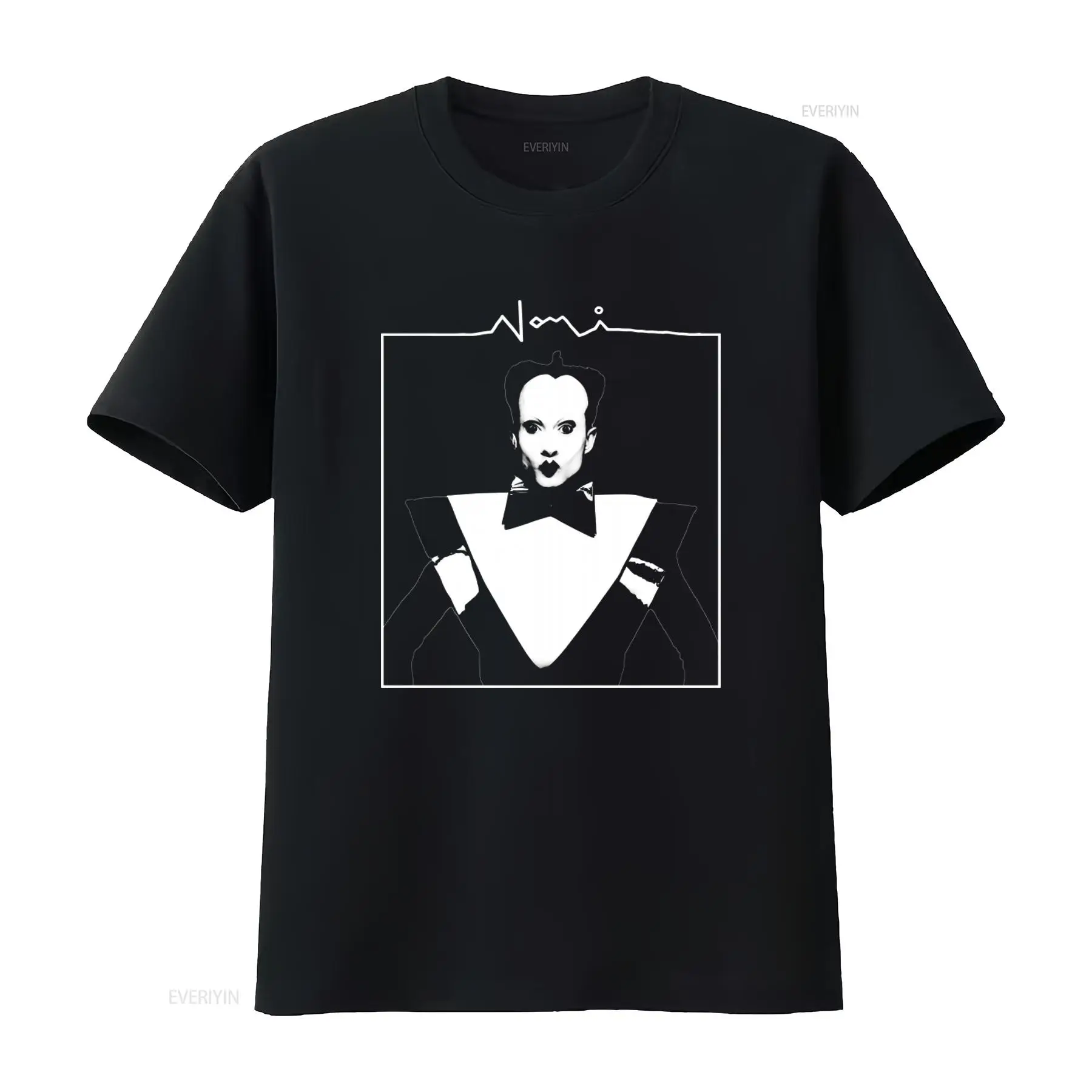 Vintage Fashion Look - Klaus Nomi Face Print Heren T-shirt