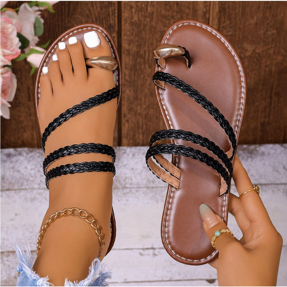 Vintage platte teenslippers vo - Vintage Fashion Wear recensie en prijs