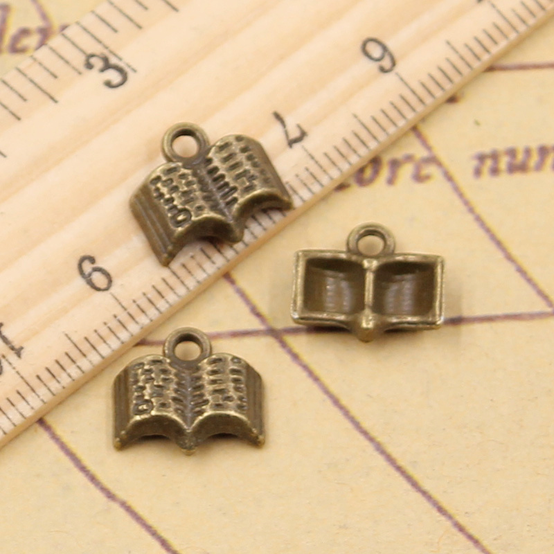 20Pcs Charms Open Heilige Bijb - Vintage Fashion Books recensie en prijs