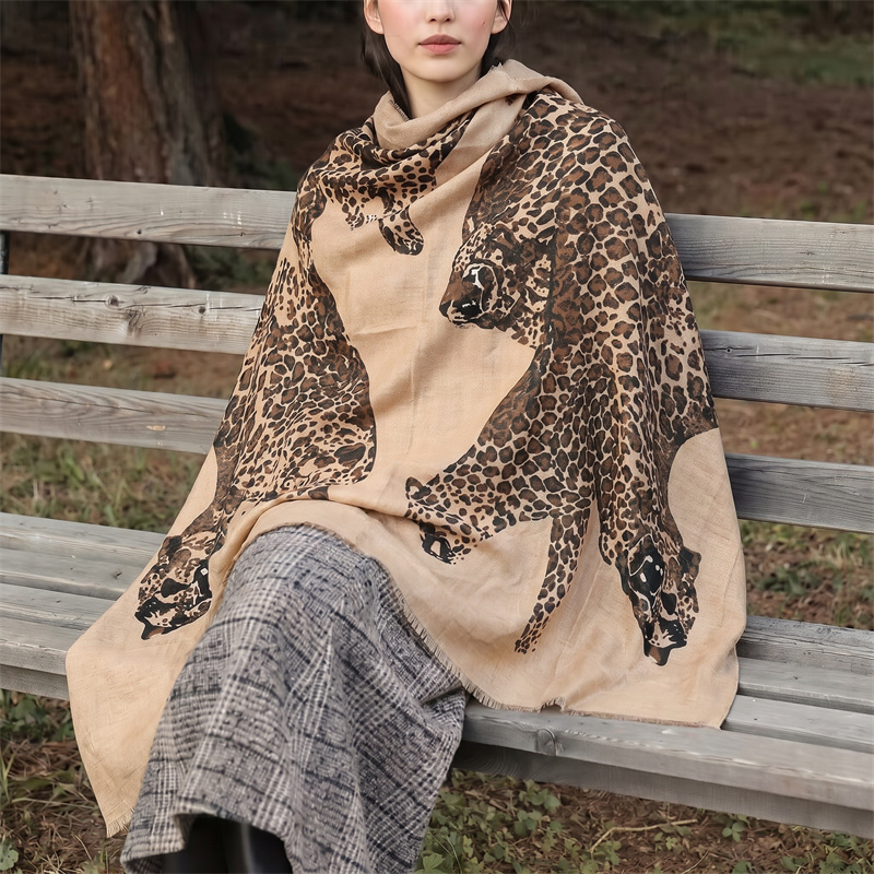 Vintage luipaardprint hijab en - Vintage Fashion Wear recensie en prijs
