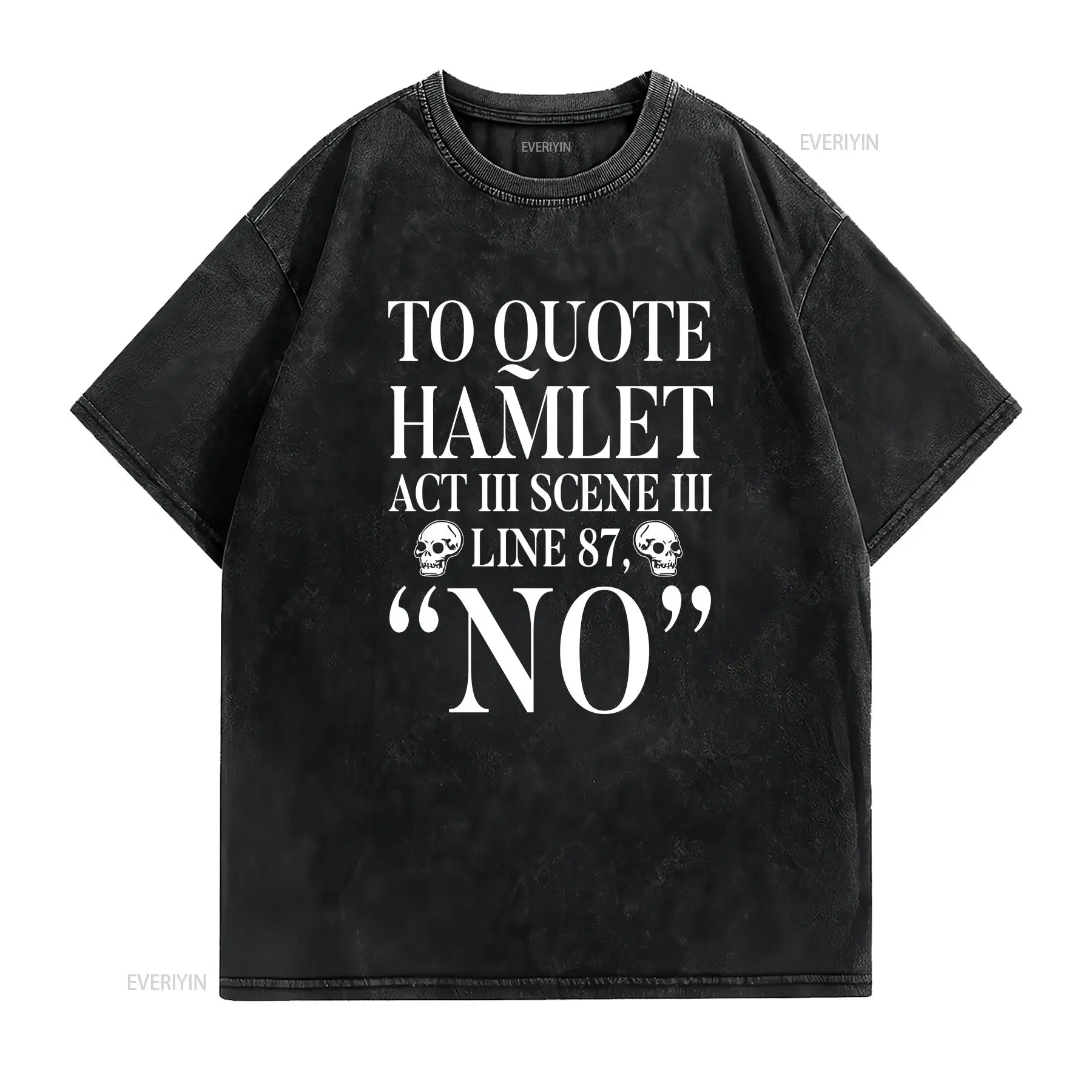 Om Hamlet te citeerden T-shirt - Vintage Fashion Books recensie en prijs