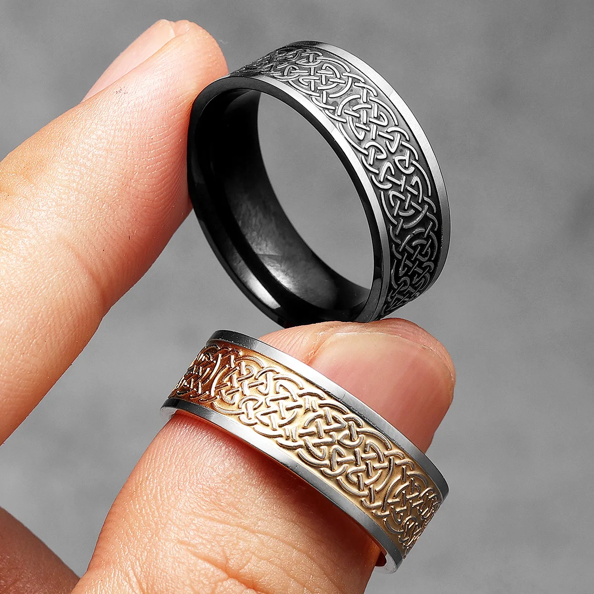 Viking Keltische Mannen Ringen - Vintage Fashion Newtown recensie en prijs