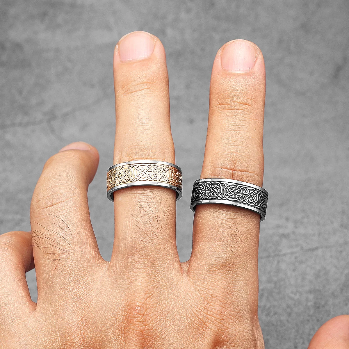 Viking Keltische Mannen Ringen - Vintage Fashion Newtown recensie en prijs