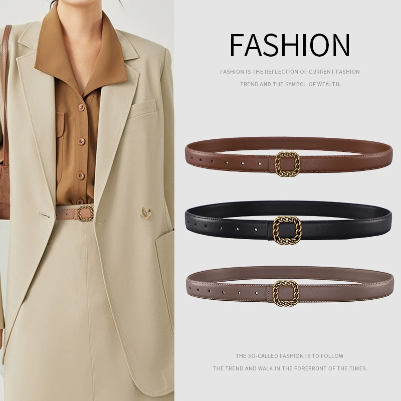 Dames Vintage Lederen Riem met - Vintage Fashion Look recensie en prijs