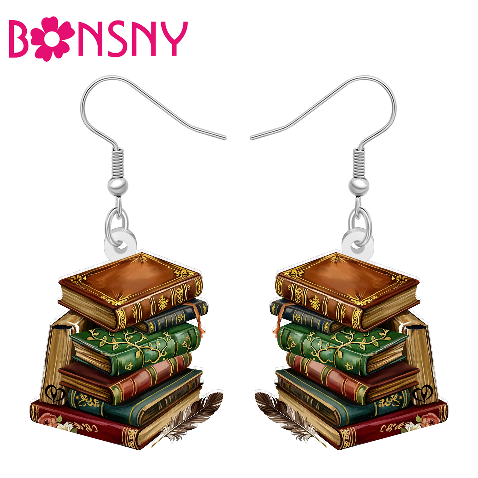 BONSNY Acryl Klassieke Boeken  - Vintage Fashion Books recensie en prijs