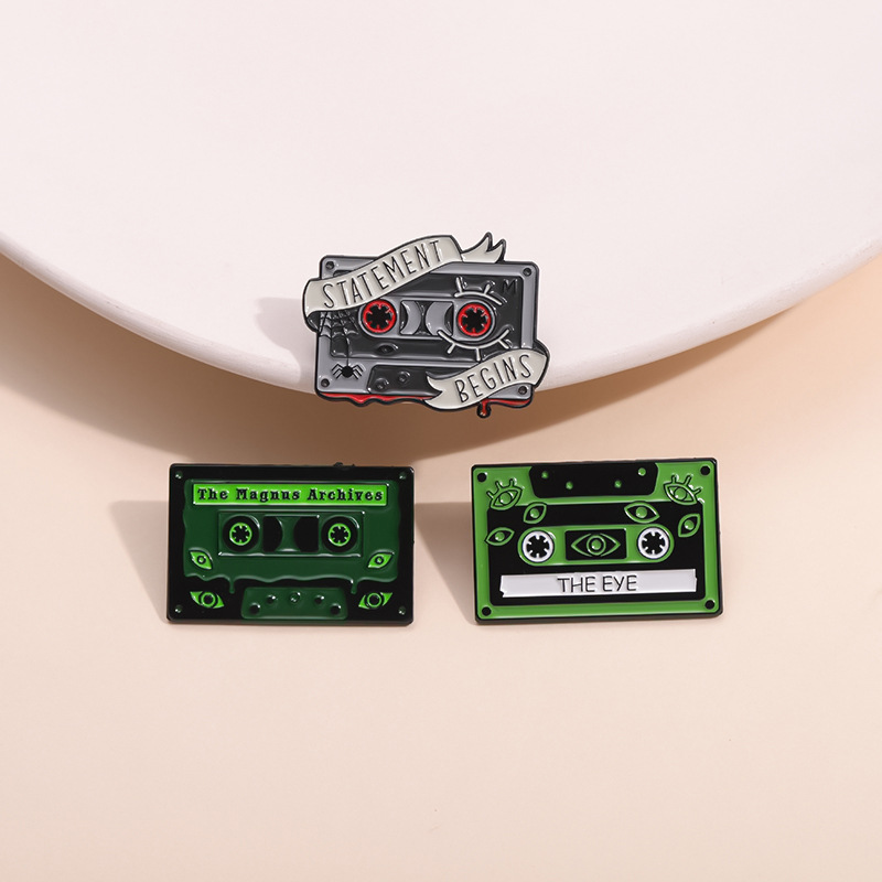 Vintage muziek tape emaille br - Vintage Vibes Fashion recensie en prijs