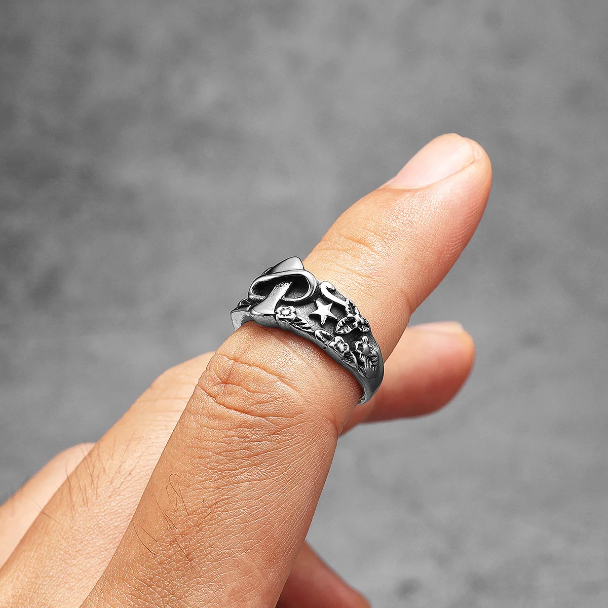 Paddenstoel Ster Mannen Ringen - Vintage Fashion Newtown recensie en prijs
