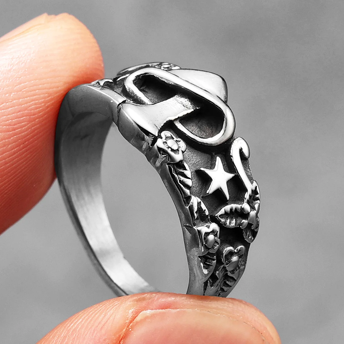 Paddenstoel Ster Mannen Ringen - Vintage Fashion Newtown recensie en prijs
