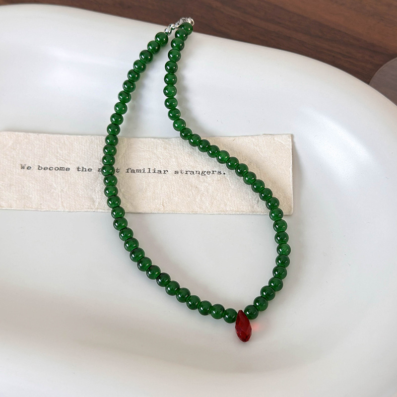 Vintage groene kralenketting m - Vintage Fashion Look recensie en prijs