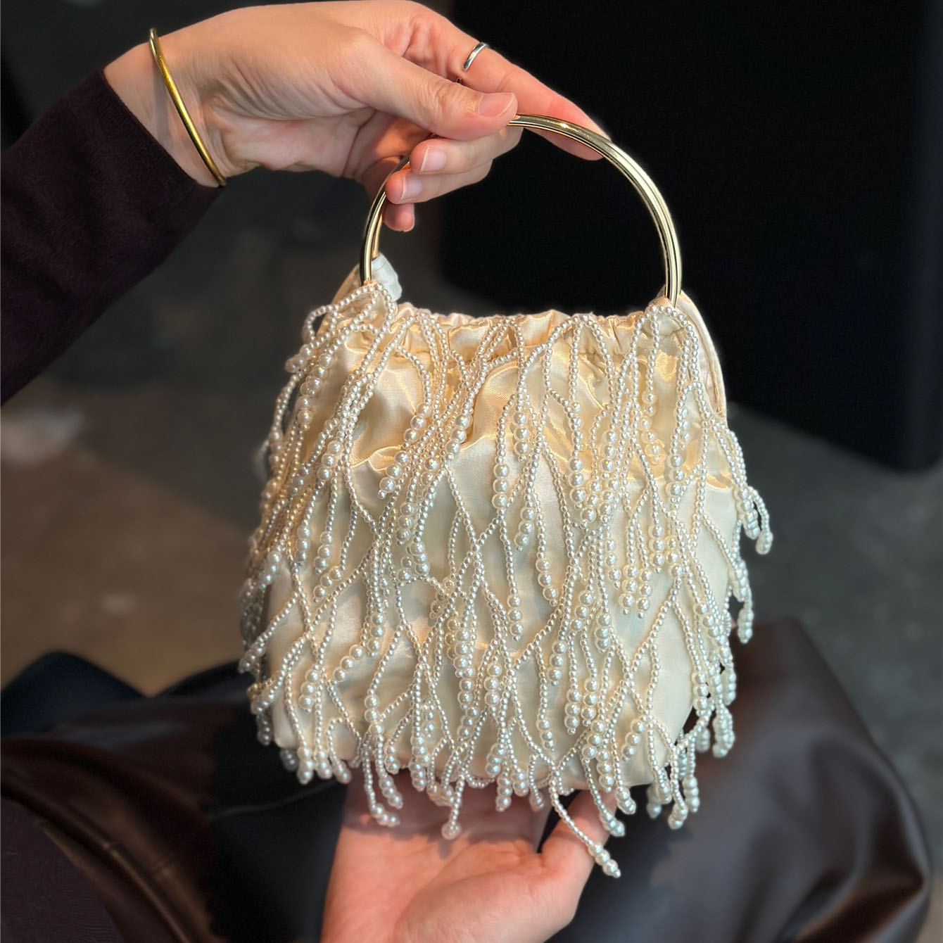 Handgemaakte kralen dameshandt - French Vintage Fashion recensie en prijs