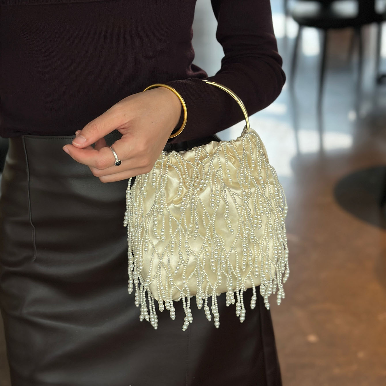 Handgemaakte kralen dameshandt - French Vintage Fashion recensie en prijs
