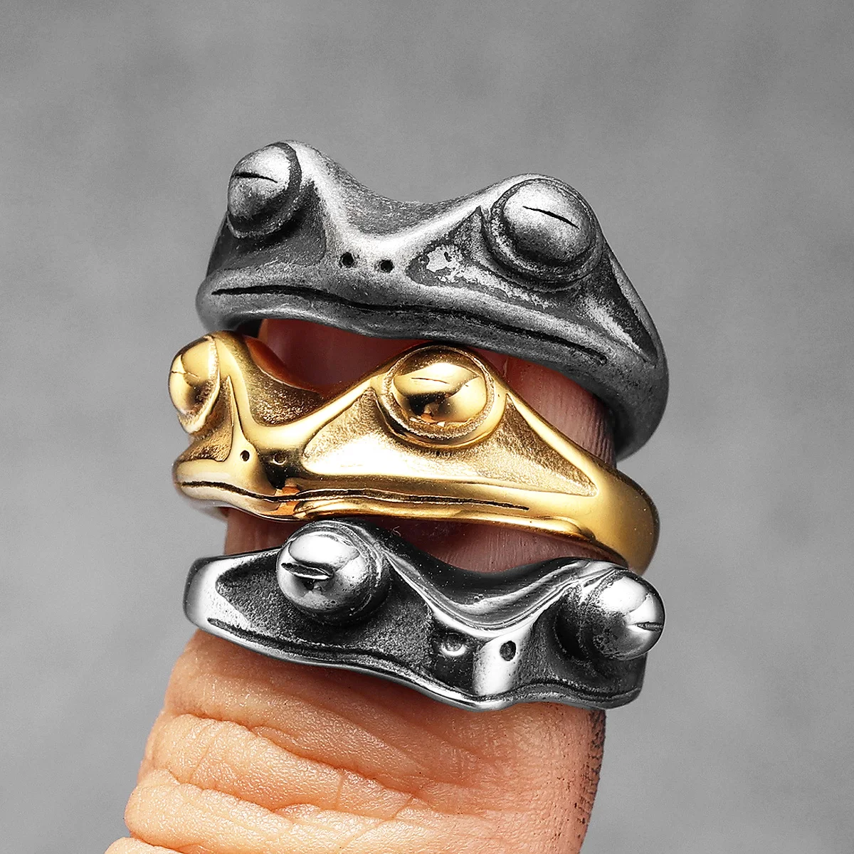Kikker Prins Mannen Ringen Rvs - Vintage Fashion Newtown recensie en prijs