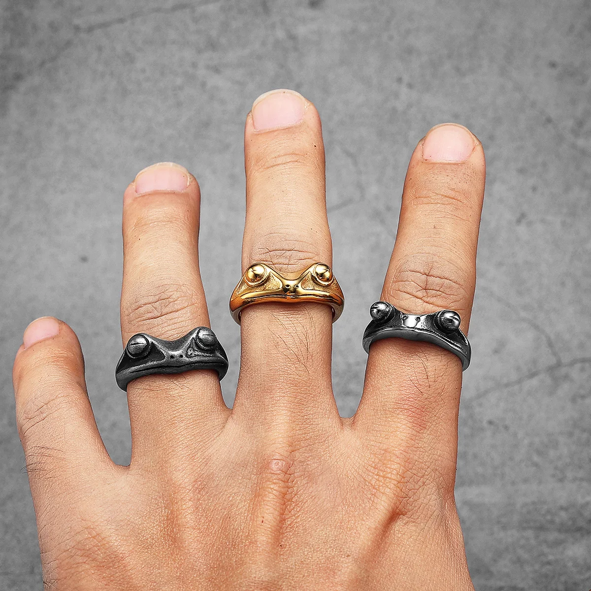 Kikker Prins Mannen Ringen Rvs - Vintage Fashion Newtown recensie en prijs