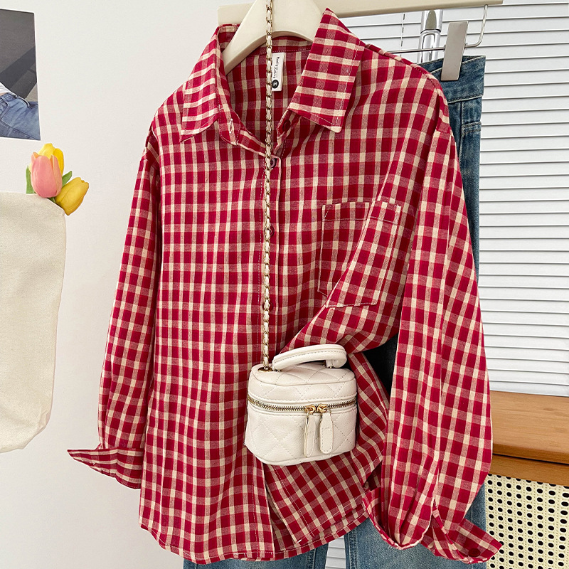 Vintage geruit overhemd in Kor - Usa Vintage Fashion recensie en prijs