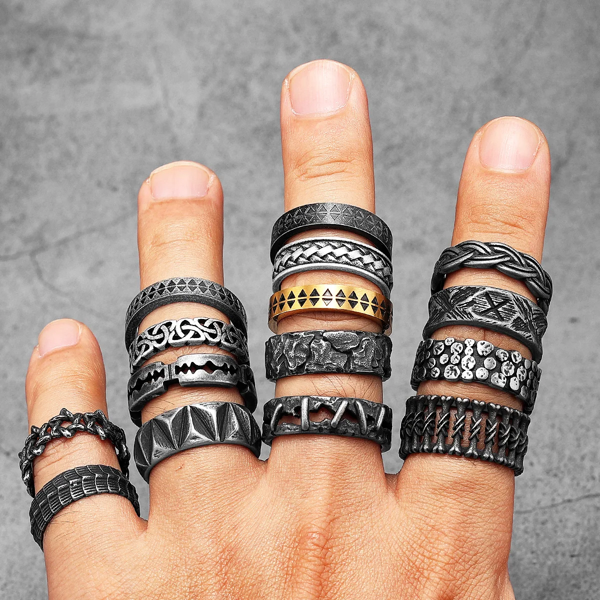 Retro Scheermesje Mannen Ringe - Vintage Fashion Newtown recensie en prijs