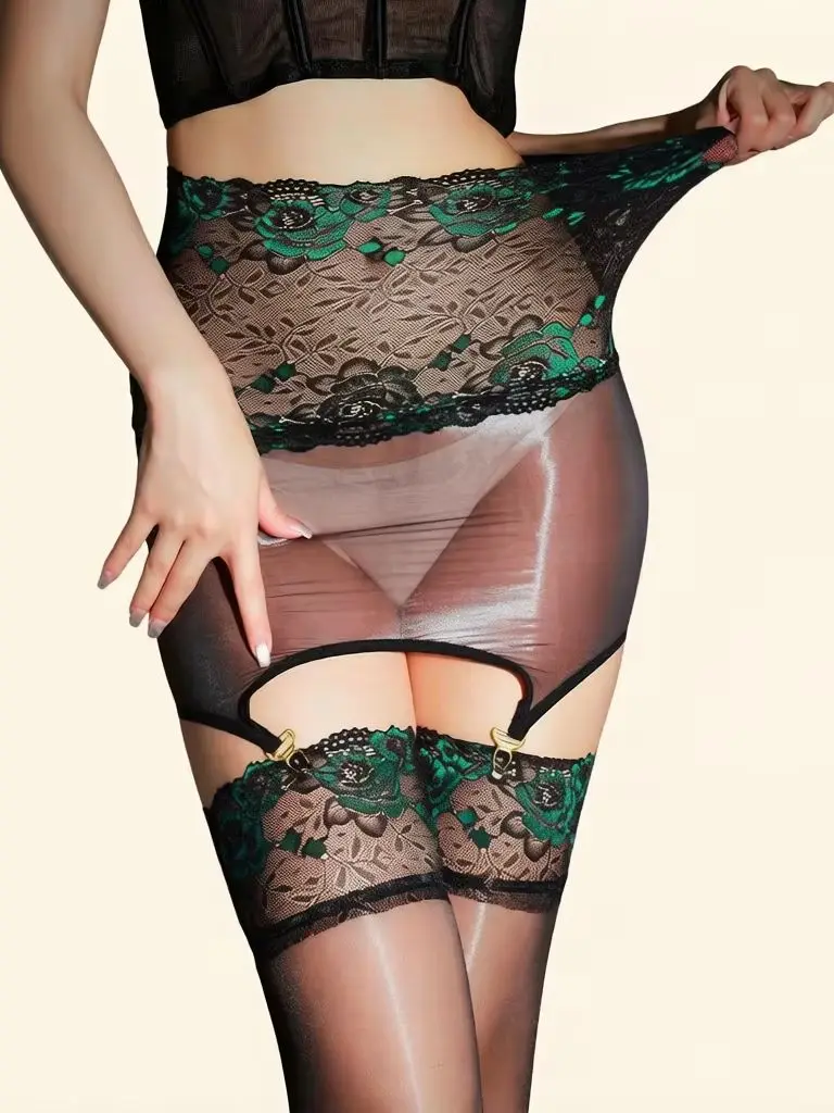 Dames 2-in-1 kant olieglans gl - Vintage Fashion Wear recensie en prijs
