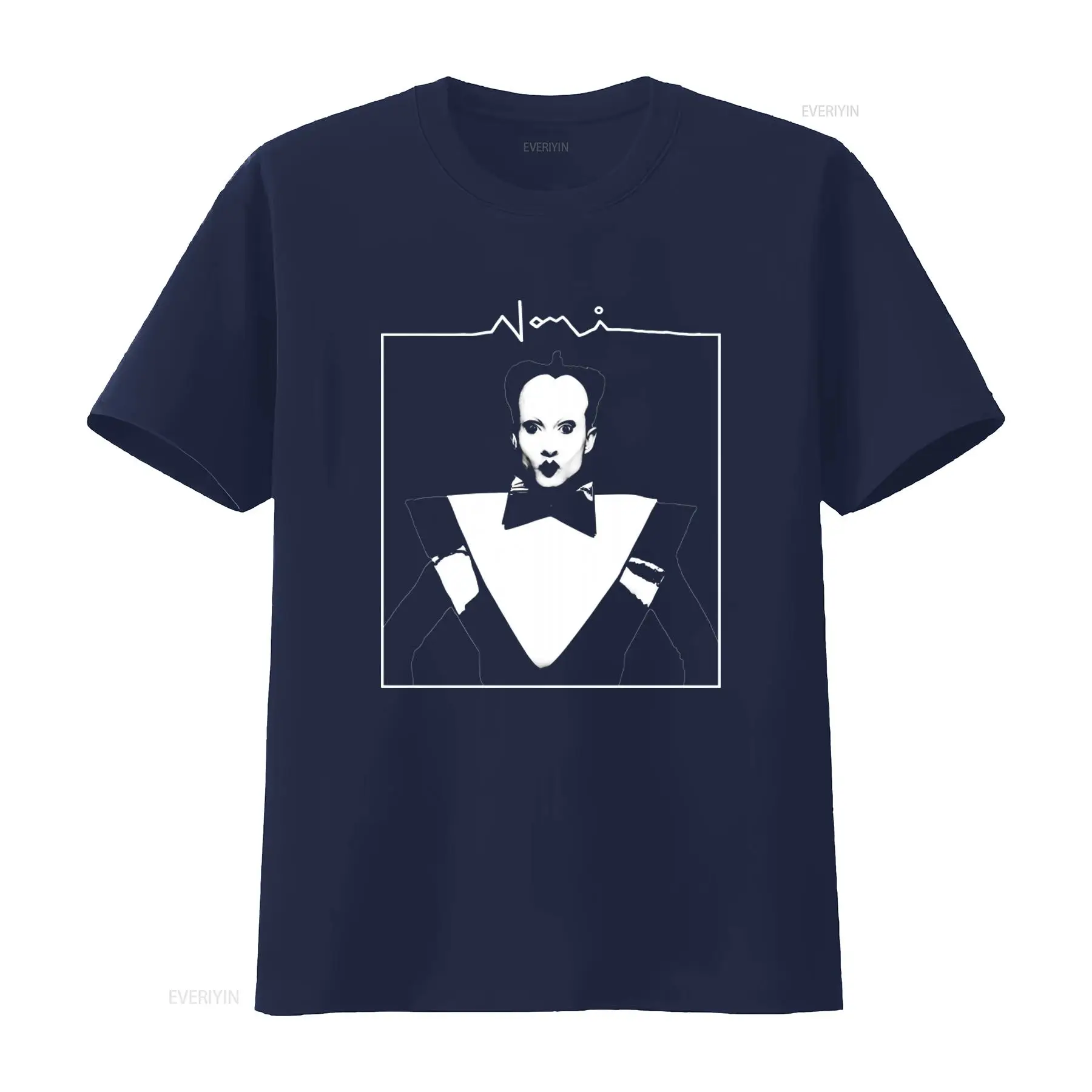 Klaus Nomi Face Print Heren T- - Vintage Fashion Look recensie en prijs