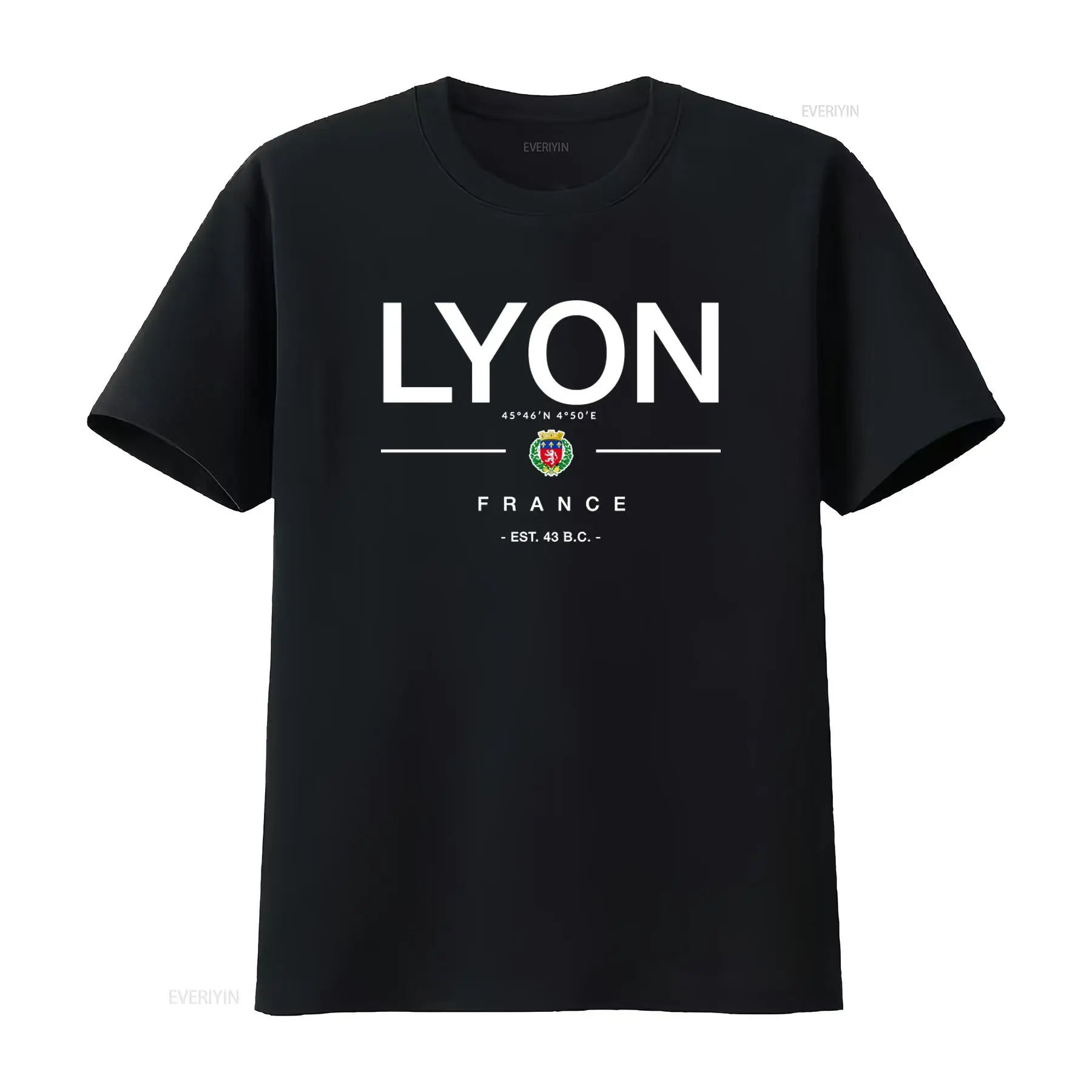 Lyon Frankrijk T-shirt Vakanti - French Vintage Fashion recensie en prijs