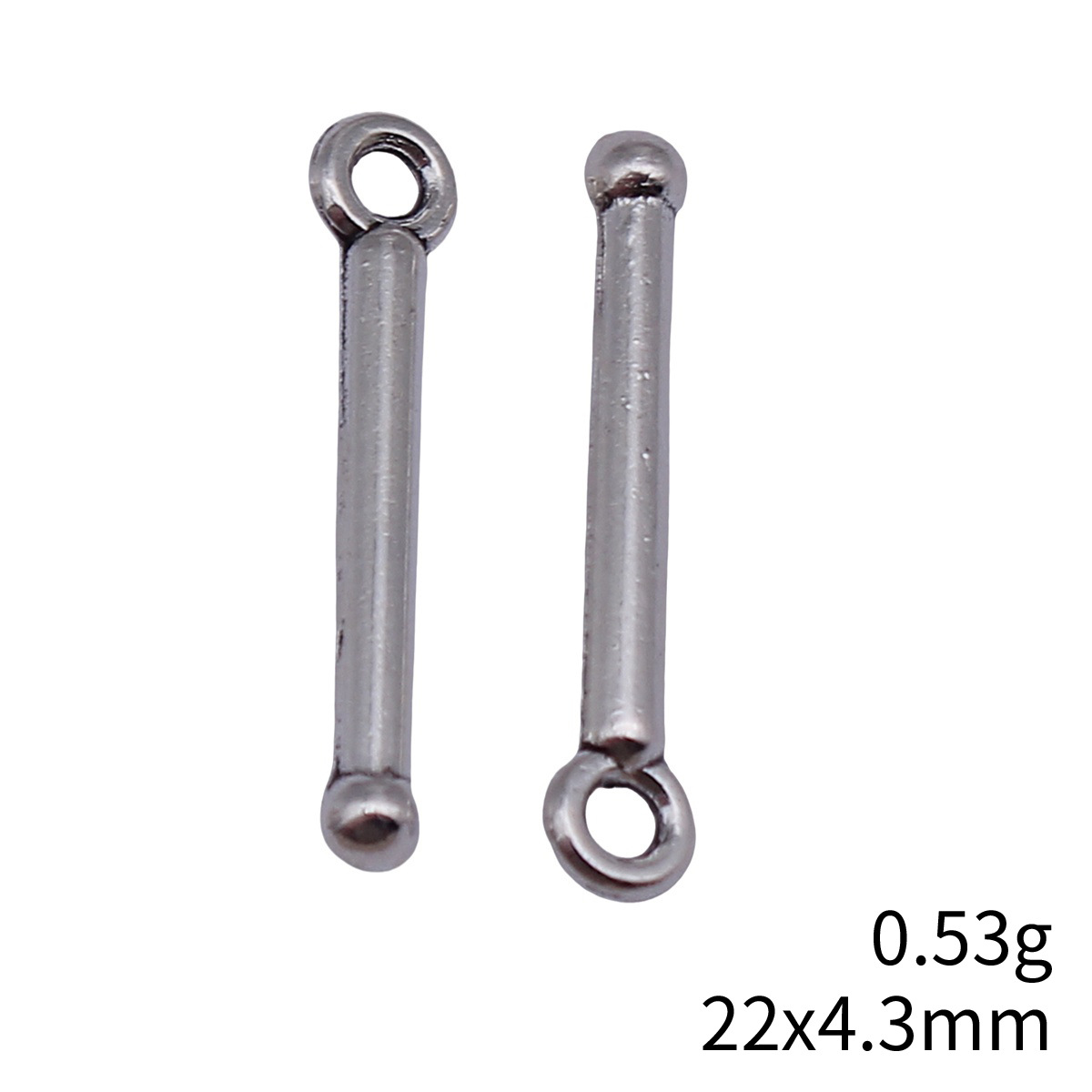 80 stks 22x4.3mm (0.87x0.17 in - Vintage Fashion Nova recensie en prijs