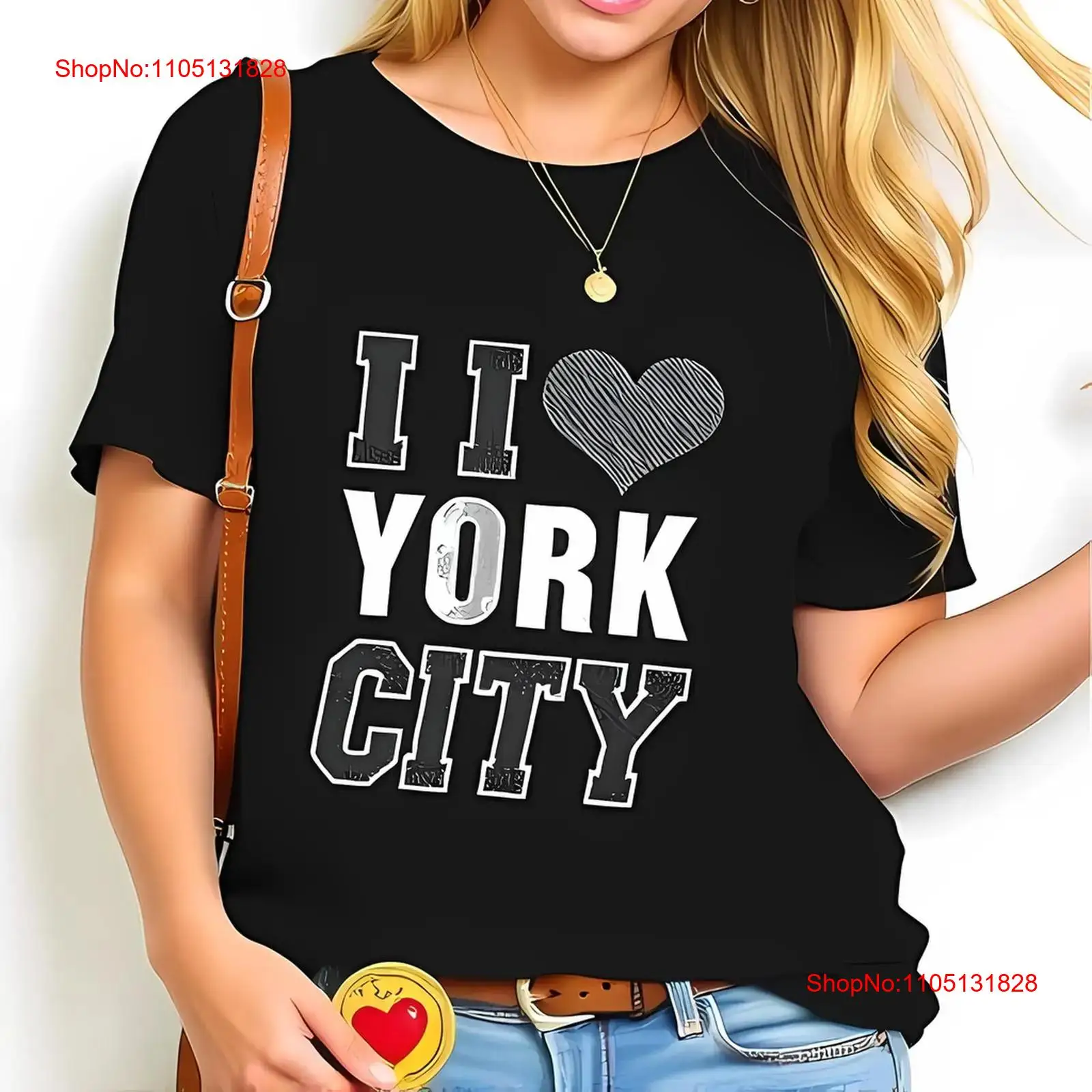 Stijlvol Zwart T-shirt I Love  - Vintage Fashion Font recensie en prijs